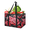 Multicolor 4, variant on Red Rose Pink Flowers Reusable Grocery Bags, Foldable Shopping Bags for Groceries with Handles, Large Grocery Tote for Kitchen, Market, Car, Trunk, Picnic