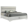 thumbnail image 3 of Miranda 54-inch Upholstered Eastern King Panel Bed White, 3 of 12
