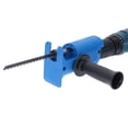 thumbnail image 2 of Juego de Adaptadores Para Sierra Recíproca Portátil, de Taladro Eléctrico Por Sierra Recíproca, Accesorio Modificado Para Taladro Eléctrico, Herramientas Manuales Con 3 Hojas de Sierra Para Car Ecomeon  no, 2 of 4