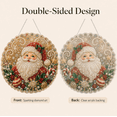 thumbnail image 5 of Christmas Pearl Diamond Art Hanging Ornament Kit , Flocked Canvas with Scratch-Resistant Non-Fading Pearl Beads, portable canvas bead craft kit for interior display E, 5 of 6