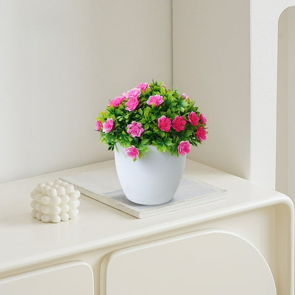 zhmrfg Simulated Flower Bonsai, Wedding Home Decoration, Living Room Fake Flower Bonsai Ornaments, Lifelike Artificial Flowers, Adds a Touch of Nature to Your Space