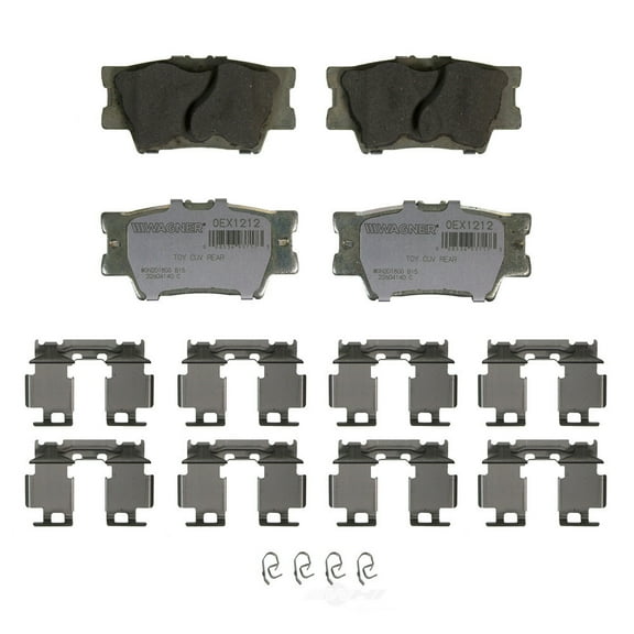 Disc Brake Pad Set Fits select: 2006-2018 TOYOTA RAV4, 2007-2018 TOYOTA CAMRY