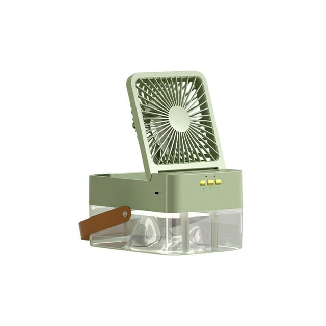 Feltree Humidifying Double Spray Desktop Fan Charging Plus Remote Control Fan Summer Folding Fan Charging Plus Remote Control 1200Ah
