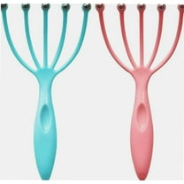 2 Pack Hand Held Scalp Massager Five Finger Ball Roller Comb Head SPA Scalp Brush Hair Care Massage Comb (#3)