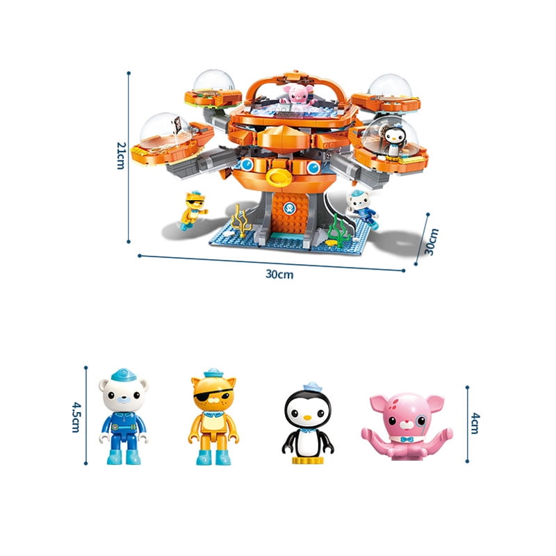 for Age 8+ Octonauts Building Block Octo-Pod Octopod Playset