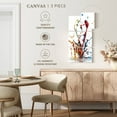 thumbnail image 5 of Elephant Stock Rainbow Water Splash Wall Art - Vertical Multi Panel Canvas - Living Room Wall Decor - Abstract Multi Panel - White And Orange Decor - 12" x 27", 5 of 8