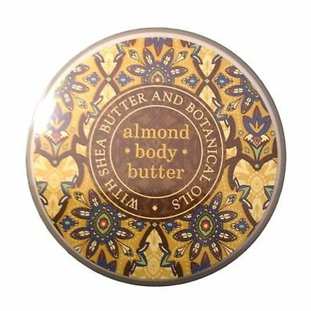 Greenwich Bay ALMOND Body Butter with Shea Butter, 8 oz