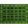 thumbnail image 1 of Ahgly Company Indoor Rectangle Oriental Green Modern Area Rugs, 3' x 5', 1 of 4