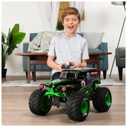 Monster Jam, Official Grave Digger Remote Control Monster Truck, 1:10 Scale, with lights and sounds, for Ages 4 and Up