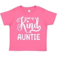 thumbnail image 3 of Inktastic Gift for Aunts | One of a Kind Auntie (white) Girls Toddler T-Shirt, 3 of 5
