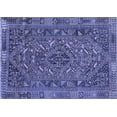 thumbnail image 1 of Ahgly Company Indoor Rectangle Persian Blue Traditional Area Rugs, 3' x 5', 1 of 4