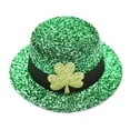 thumbnail image 3 of Pinza para el pelo del día de San Patricio, pasador para mujeres y niñas, decoración para fiestas navideñas, horquillas, sombrero de lentejuelas, Trébol, 3 of 8