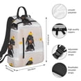thumbnail image 3 of Naloa Dachshund Sitting in Bathtub Print Lightweight DayBackpack Suitable for school, work, shopping, travel, etc., 3 of 5