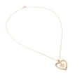 thumbnail image 2 of Collar Gargantilla con Dije Corazón y Mariposa Chapa de Oro 18k Ametrinaa MPGD0022, 2 of 5