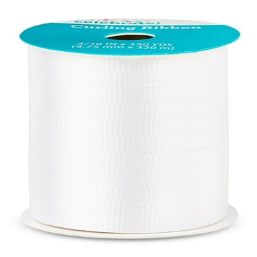 White Curling Ribbon, 350 yds, by Way To Celebrate