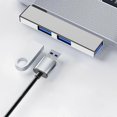 thumbnail image 5 of 90 Degree USB Type C Hub Docking Station 4 Port Data Transfer Expander, Fast USB3.0 for PC Laptop, 5 of 5