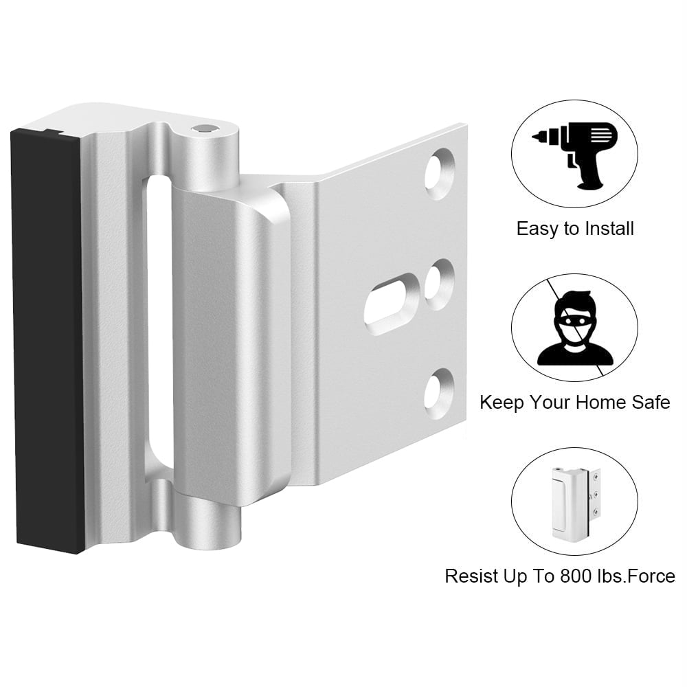 DOMETOUR Home Security Door Lock with 8 Screws, Childproof Door