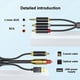 thumbnail image 4 of 2X Cable de Conversión de Audio Digital A Analógico, SPDIF Digital/Óptico y Coaxial A Analógico L/R y Cable de Audio Estéreo AUX de 3,5 mm, 4 of 5