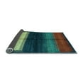 thumbnail image 2 of Ahgly Company Indoor Round Abstract Light Blue Contemporary Area Rugs, 8' Round, 2 of 4