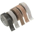 thumbnail image 2 of 5 Rolls Rhinestone Ribbons Clothes Rhinestone Strips Self-adhesive Rhinestone Tapes, 2 of 8