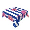 thumbnail image 2 of Wukai Flamingo Waterproof Tablecloth for Kitchen Dining, Fits Square Tables for 2-4 Seats -54"x54", 2 of 7