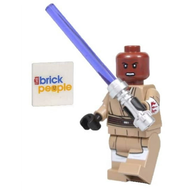 Minifigura de LEGO Star Wars: Mace Windu con brazos estampad