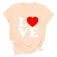 thumbnail image 6 of LSLJS T Shirts for Women Plus Size Crewneck Basic Tees Tops Casual Cute Valentine's Day Heart Print Tee Shirts, Gifts for Women, S-3XL, 6 of 6