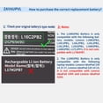 thumbnail image 3 of Bateria ZAYAUPVL L16M2PB2 L16C2PB2 L16L2PB2 L17L2PF1 para Lenovo, 3 of 6