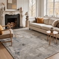 thumbnail image 3 of KUETH 5'X7' Area Rugs Machine Washable Rugs for Living Room, Non Slip Flat Pile Rug with Rubber Backing, Rug for Entryway Bedroom Dining Room Home Office, 3 of 3