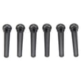 thumbnail image 1 of Juego De Pines Para Puente De Guitarra, Juego De Pines Para Puente De Guitarra Estable Negro, Decorativos De Plástico, 6 Piezas Para Mantenimiento ANGGREK Instrumentos, 1 of 8