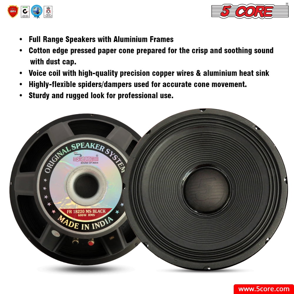 5 core speaker 18 inch