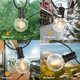 thumbnail image 4 of 15M Outdoor String Lights, LED String Lights with 25 G40 Plastic Bulbs Outdoor, IP45 Waterproof Fairy Lights for Garden Courtyard Bistro, 4 of 4