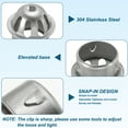 thumbnail image 5 of Uxcell Dome Gutter Guard Filter, 304 Stainless Steel Downspout Strainer, Outdoor Gutter Cleaning Tool, 1.8-2 Inch, 5 of 6