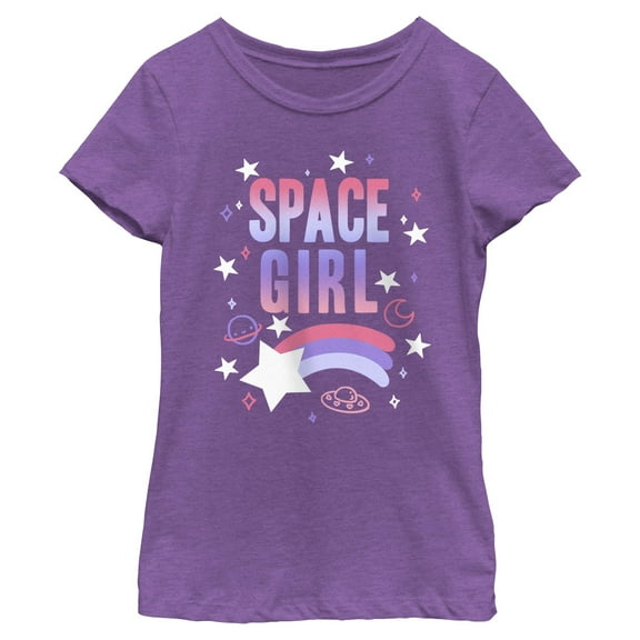 Girl's Lost Gods Outer Space Girl  Graphic T-Shirt