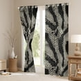 thumbnail image 3 of Manfei Boys Girls Abstract Animal Print Black Out Curtains,Jungle Wildlife Curtains Pack of 2 (42x63 Each),Reptile Animal Snake Bedroom Curtains,Super Cozy Room Decor, 3 of 6