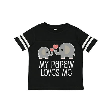 

Inktastic Papaw Grandpa Loves Me Gift Toddler Boy or Toddler Girl T-Shirt