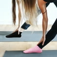thumbnail image 3 of TELOLY 4 Pairs Pilates Grip Socks Yoga Socks Pilates Socks Short Socks Women Grip Socks Pilates Socks Ankle Socks, 3 of 6