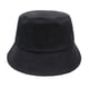 thumbnail image 1 of Sombrero de pescador liso con circunferencia de 50-54 cm para niños, para exteriores, para uso informal, con protección solar, color negro, 1 of 5