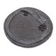 thumbnail image 1 of Pet Memorial Stone Paw Print and Belt Decoration Resin DIY Lettering Pet Headstone Grave Marker for Dogs Cats Grey, 1 of 5