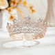 thumbnail image 4 of Corona de reina para mujer - Diadema de corona de tiara de cristal para cumpleaños, boda, Halloween, desfile, accesorios para el cabello Ormromra  CPB-DE-LYY992-1, 4 of 5