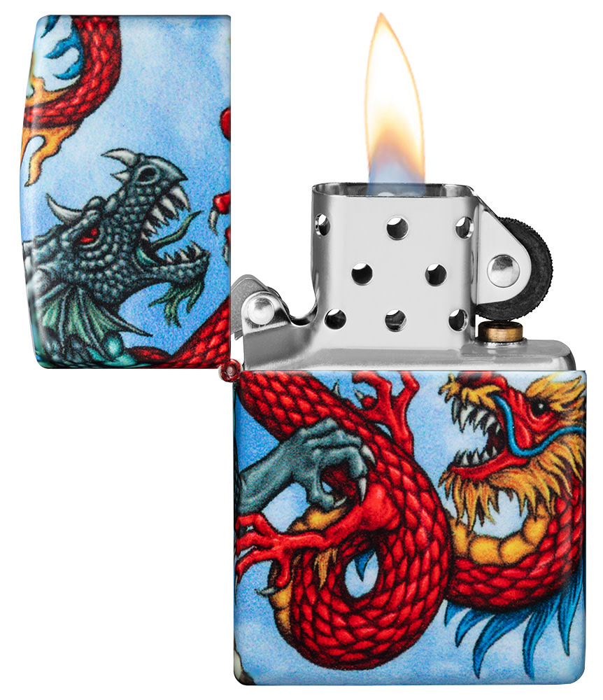 Zippo Dragon Design 540 Color Pocket Lighter