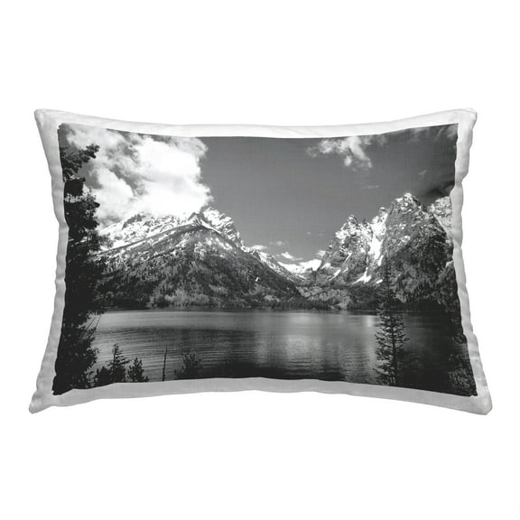 Stupell Industries Lake & Mountain Scene Decorative Printed Throw Pillow, 14 x 20