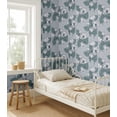thumbnail image 7 of S4Sassy Self Adhesive Wallpaper, Bold Tulip Blossom Wallpaper, Green Diy Vinyl Wall Covering, Plain Peel And Stick Contact Paper For Entryway Accent Wall, Easy Home Decor Solution (25"X120"), 7 of 7