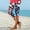 Blue(New)A, variant on Fashionable Printed High Elasticity Comfortable Sports Casual Yoga Pants High Waisted Design