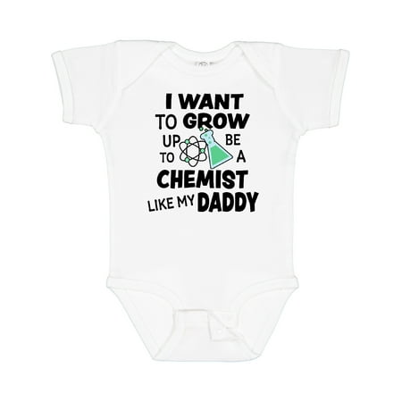 

Inktastic I Want to Grow Up to Be a Chemist Like My Daddy Gift Baby Boy or Baby Girl Bodysuit