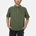 thumbnail image 6 of Gaexia Classic Solid Color Long Sleeve Polo Shirt for Men Collared Top Casual Business Comfortable Stylish Mens Golf Polo, 6 of 7