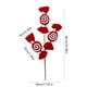 thumbnail image 3 of Recortes de Caramelos Navideños de Terciopelo a Rayas Rojas y Blancas, Piruletas de Lana Navideñas, Adornos para Árbol de Navidad, 3 of 6