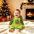 thumbnail image 4 of Onlypjs Family Christmas Pajamas Matching Sets Christmas Tree Raglan Tops Plaid Pants Holiday Sleepwear Loungewear for Couples, Men and Women, 4 of 5