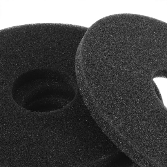 Pretyzoom 4Pcs Margarita Sponge Replacement for Cocktail Rim Sugar in Black for Bartender Tools and Home Users