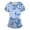 A1-Blue, variant on Maternity Scrub Tops Women Tie Dye V Neck Petite Graphic Scrubs Short Sleeve Jogger Plus Size Scrub Shirt Nurse Uniform with Pockets Workwear Scrub Tops Purple 5XL